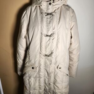 Women's Premium Down Filled Long Winter Jacket Sz L
